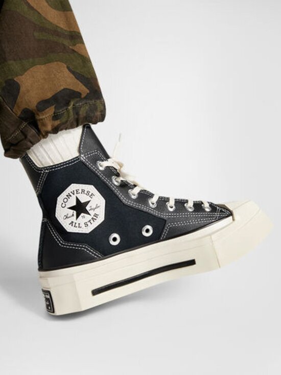 Converse Shoes - 😍NWT😍 Converse Chuck 70 De Luxe Squared High - Black/Egret Women's 8/Men's 6